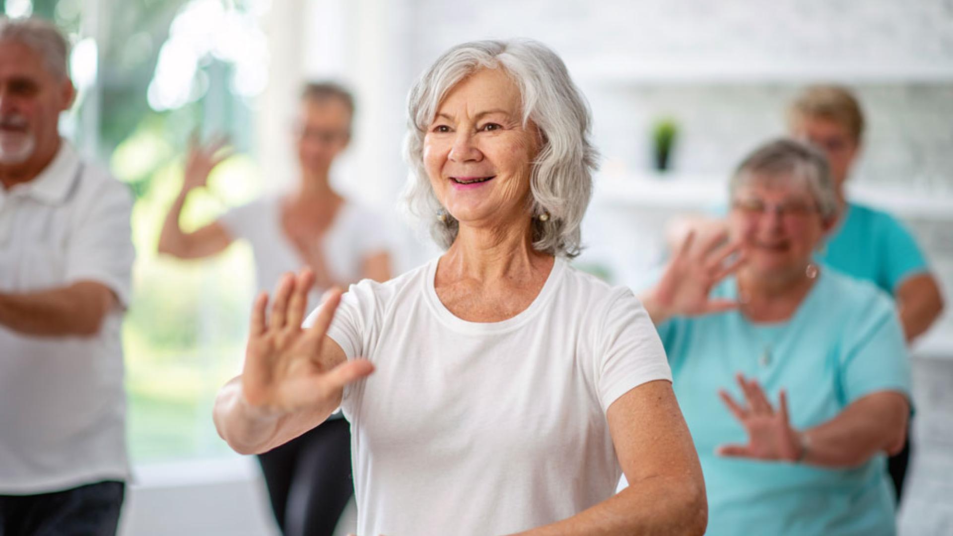 people doing tai chi
