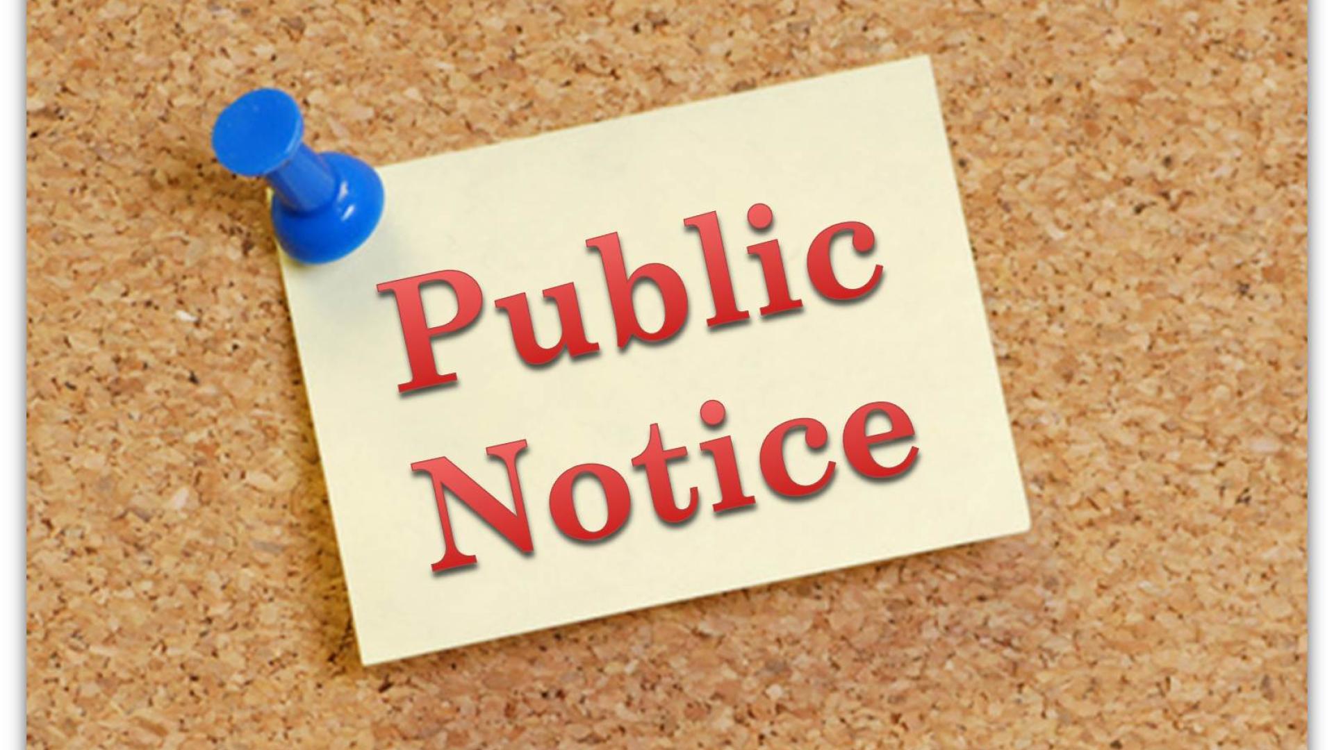 sign for public notices