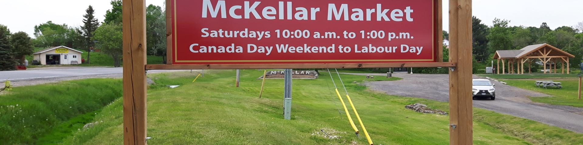 mckellar market sign
